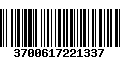 Código de Barras 3700617221337