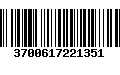 Código de Barras 3700617221351