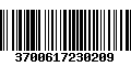 Código de Barras 3700617230209