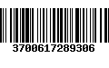 Código de Barras 3700617289306