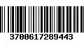 Código de Barras 3700617289443