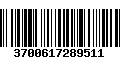 Código de Barras 3700617289511