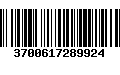 Código de Barras 3700617289924