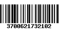 Código de Barras 3700621732102