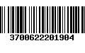 Código de Barras 3700622201904