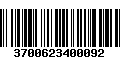 Código de Barras 3700623400092