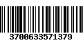 Código de Barras 3700633571379