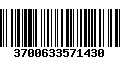 Código de Barras 3700633571430