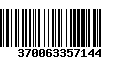 Código de Barras 370063357144