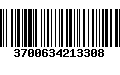 Código de Barras 3700634213308