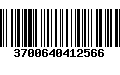 Código de Barras 3700640412566