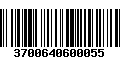 Código de Barras 3700640600055