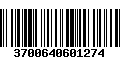 Código de Barras 3700640601274