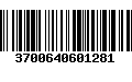 Código de Barras 3700640601281