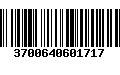 Código de Barras 3700640601717