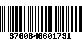 Código de Barras 3700640601731