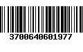 Código de Barras 3700640601977