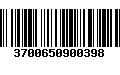 Código de Barras 3700650900398