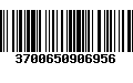 Código de Barras 3700650906956