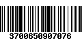 Código de Barras 3700650907076