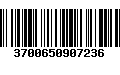 Código de Barras 3700650907236