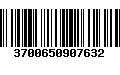 Código de Barras 3700650907632