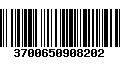 Código de Barras 3700650908202