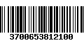 Código de Barras 3700653812100