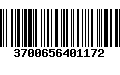 Código de Barras 3700656401172