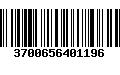 Código de Barras 3700656401196