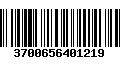 Código de Barras 3700656401219