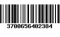 Código de Barras 3700656402384