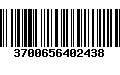 Código de Barras 3700656402438