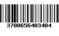 Código de Barras 3700656403404