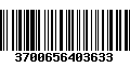 Código de Barras 3700656403633