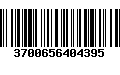 Código de Barras 3700656404395