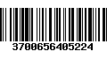 Código de Barras 3700656405224