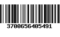 Código de Barras 3700656405491