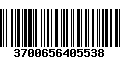 Código de Barras 3700656405538