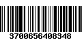 Código de Barras 3700656408348