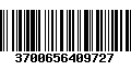 Código de Barras 3700656409727