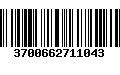 Código de Barras 3700662711043