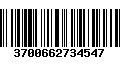 Código de Barras 3700662734547