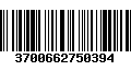 Código de Barras 3700662750394