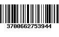 Código de Barras 3700662753944