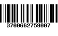 Código de Barras 3700662759007