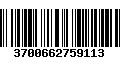 Código de Barras 3700662759113