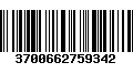 Código de Barras 3700662759342