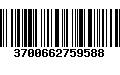 Código de Barras 3700662759588