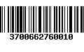 Código de Barras 3700662760010